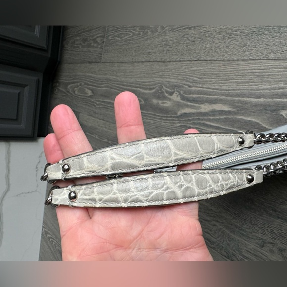 Coach Kristen Willow Leather Shoulder Bag in Gray - Picture 14 of 14